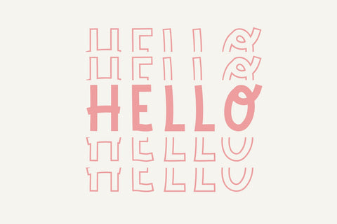 Hello Font Cotton White Studio 
