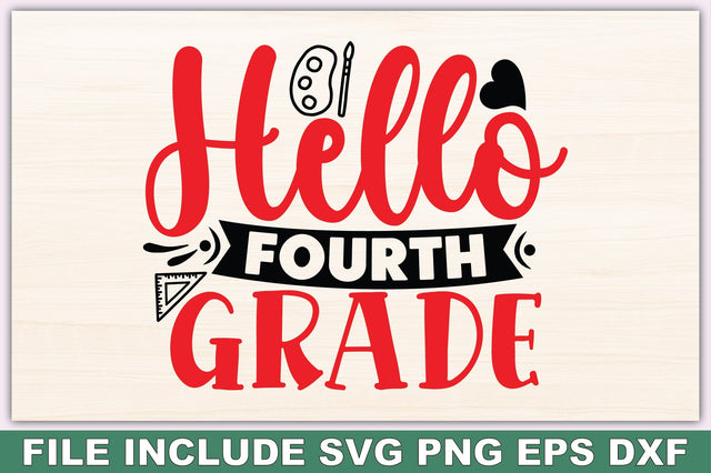 Hello Fourth Grade SVG Ariyan 