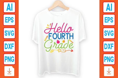 Hello Fourth Grade SVG Craftlabsvg24 