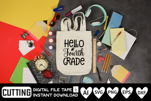 Hello Fourth Grade SVG CraftlabSvg29 
