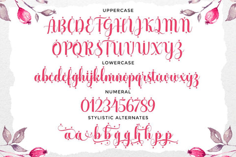 Hello Georgina Script Font AngelStudio 