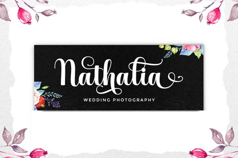 Hello Georgina Script Font AngelStudio 