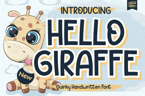 Hello Giraffe Font Letterena Studios 