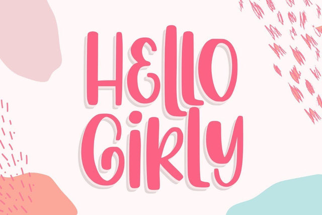 Hello Girly Font Good Java 