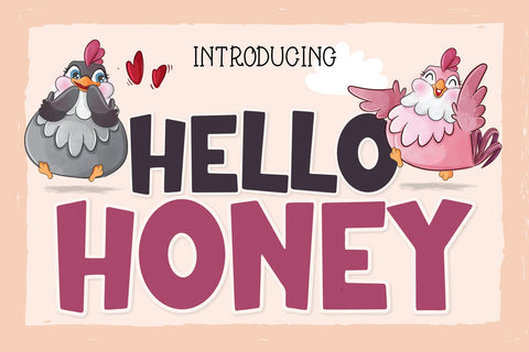 Hello Honey Fonts Font Fox7 By Rattana 
