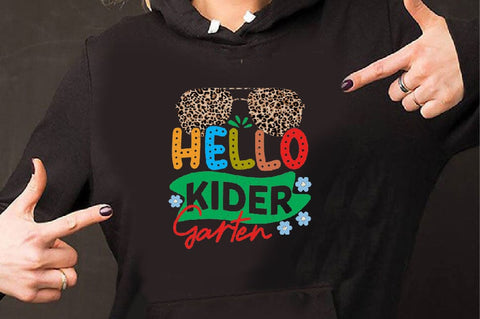 Hello KIDERGARTEN Sublimation SVGArt 