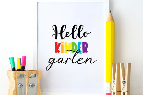 Hello Kinder Garten SVG Sublimatiz Designs 