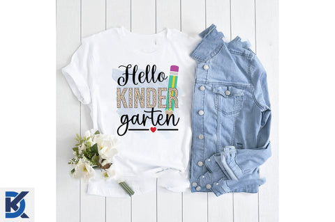 Hello Kindergarten, Back to School PNG Sublimation SVGista 