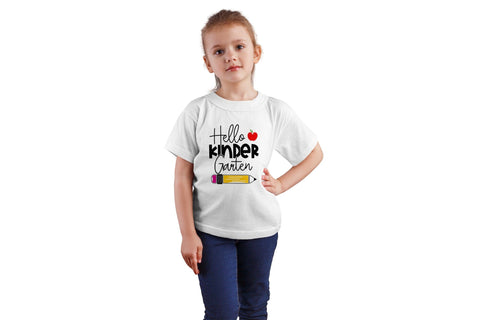 Hello Kindergarten SVG, Back to School SVG SVG CraftLabSVG 