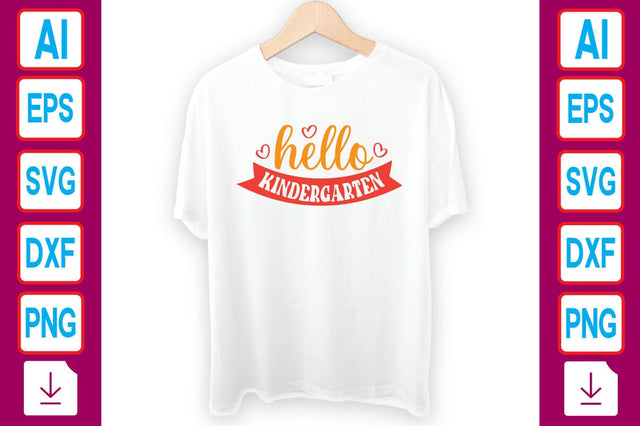 Hello Kindergarten SVG Craftlabsvg24 