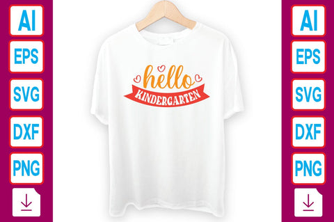 Hello Kindergarten SVG Craftlabsvg24 