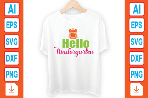 Hello Kindergarten SVG Craftlabsvg24 