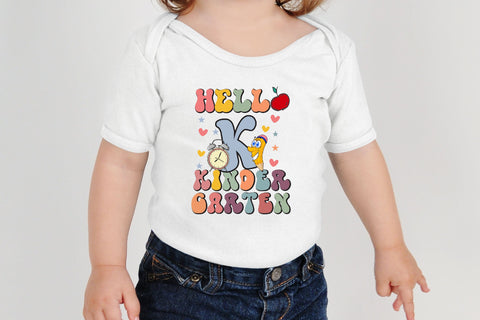 Hello Kindergarten SVG Cricut Files Sublimation Rupkotha 