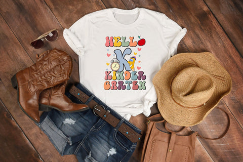 Hello Kindergarten SVG Cricut Files Sublimation Rupkotha 