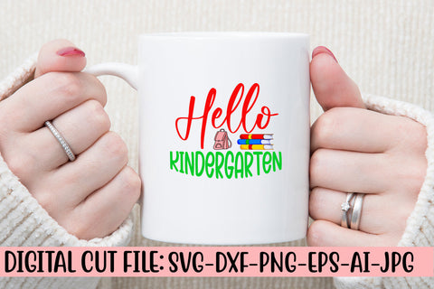 Hello Kindergarten SVG Cut File SVG Syaman 