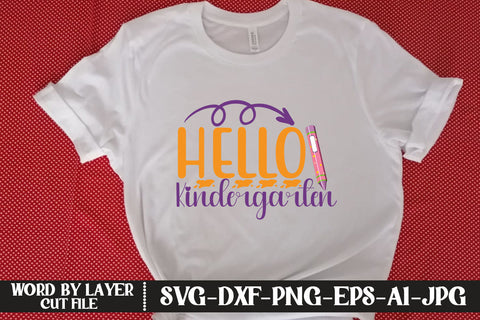 Hello Kindergarten SVG DESIGN SVG MStudio 