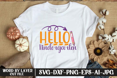 Hello Kindergarten SVG DESIGN SVG MStudio 