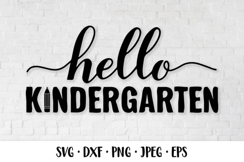 Hello kindergarten SVG. First day of school shirt design SVG LaBelezoka 