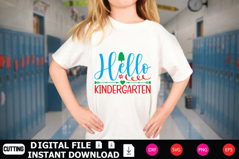 Hello Kindergarten SVG Shahin alam 
