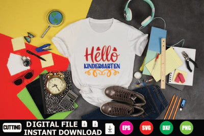 Hello Kindergarten SVG Shahin alam 