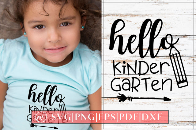Hello Kindergarten SVG SVG MockupSvgVenue 