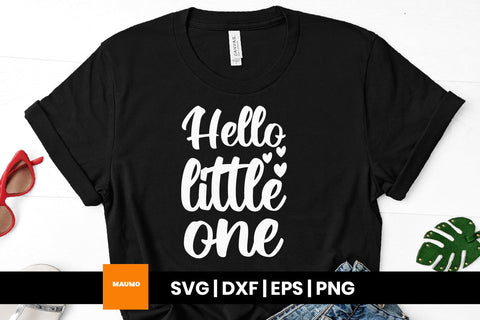 Hello little one, baby svg quote SVG Maumo Designs 