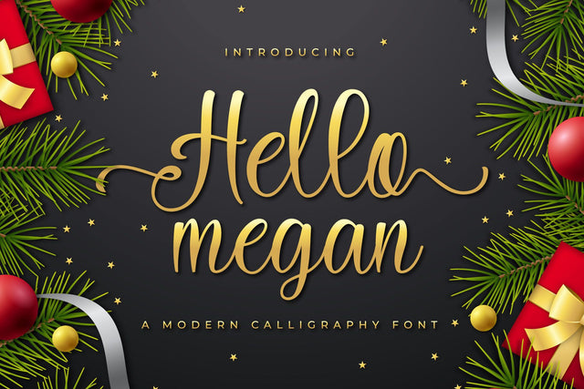Hello Megan Font toni_std 