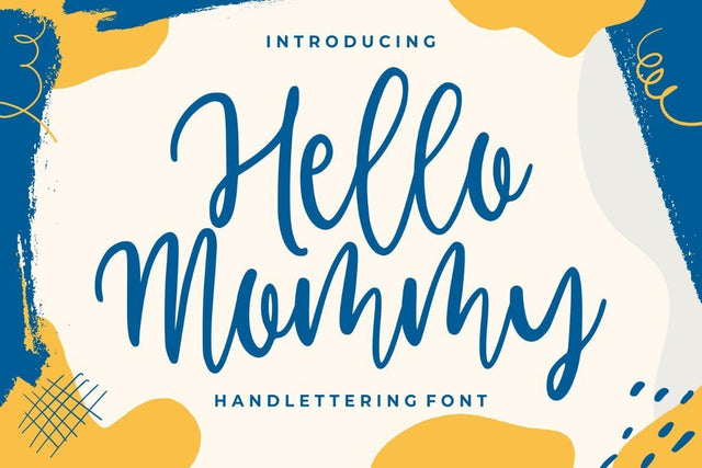 Hello Mommy – Modern Handlettering Font Good Java 