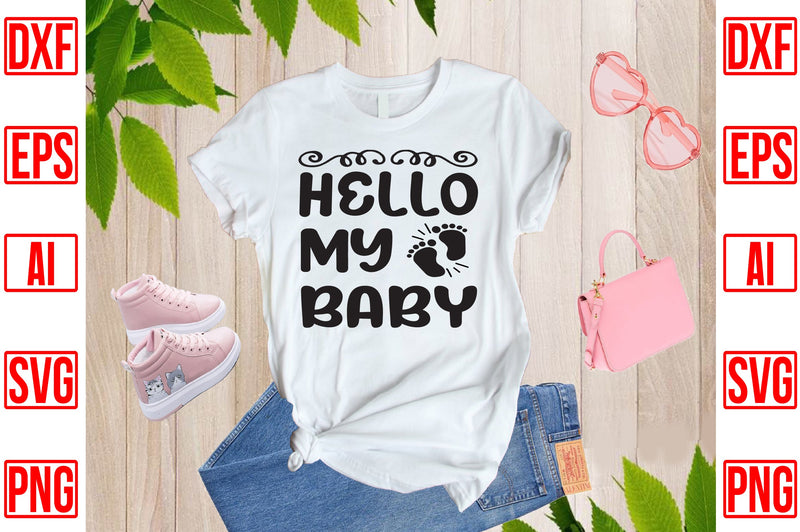 Hello My Baby SVG CraftlabSvg29 