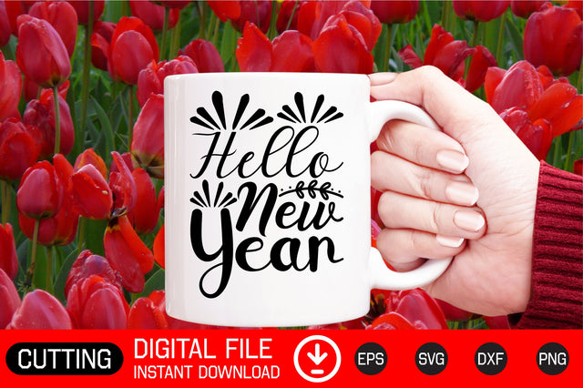 Hello New Year SVG CraftlabSvg29 
