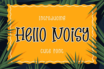 Hello Noisy Font Supersemar Letter 