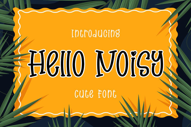 Hello Noisy Font Supersemar Letter 
