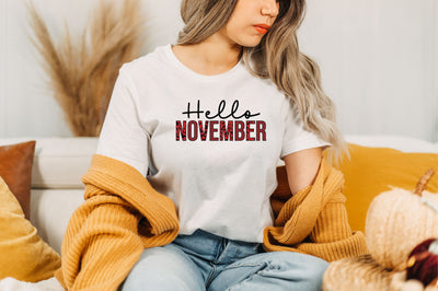 Hello November sublimation Sublimation SVGista 