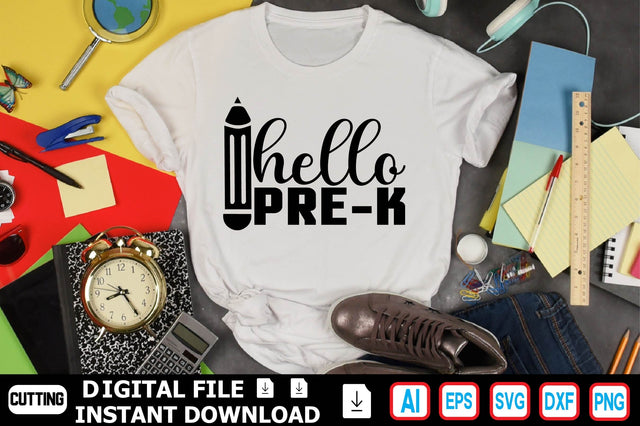 Hello Pre-k SVG Craftlabsvg24 