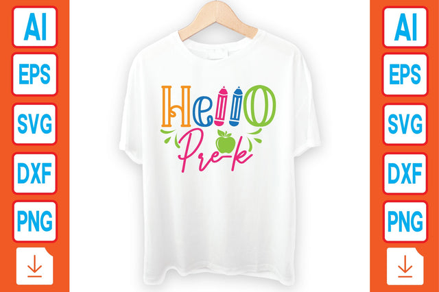 Hello Pre-k SVG Craftlabsvg24 