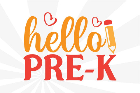 Hello Pre-k SVG Craftlabsvg24 