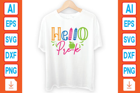 Hello Pre-k SVG Craftlabsvg24 