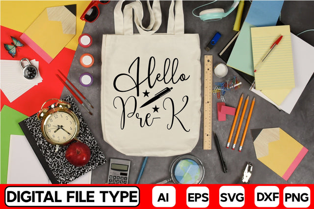 Hello Pre-K SVG CraftlabSvg29 