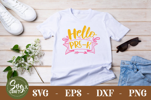 Hello Pre K SVG cut file SVG Svgcraft 