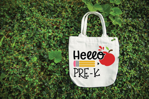 Hello Pre-K - SVG, PNG, DXF, EPS SVG Elsie Loves Design 