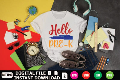 Hello Pre-k SVG Shahin alam 