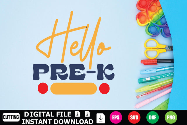 Hello Pre-k SVG Shahin alam 