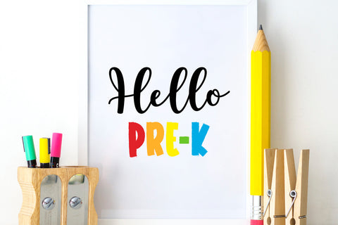 Hello Pre-K SVG SVG Sublimatiz Designs 