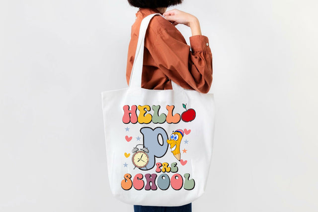 Hello Pre School SVG Cricut Files Sublimation Rupkotha 