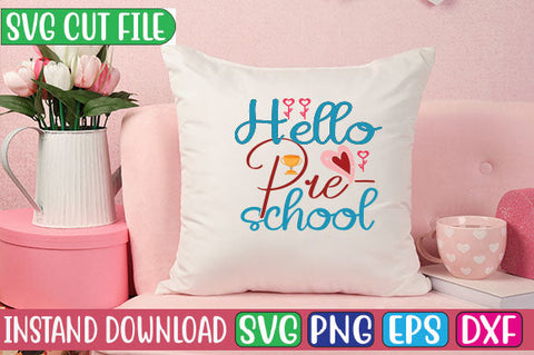 Hello Pre-school SVG Cut File SVG Studio Innate 