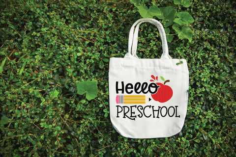 Hello Pre-School - SVG, PNG, DXF, EPS SVG Elsie Loves Design 