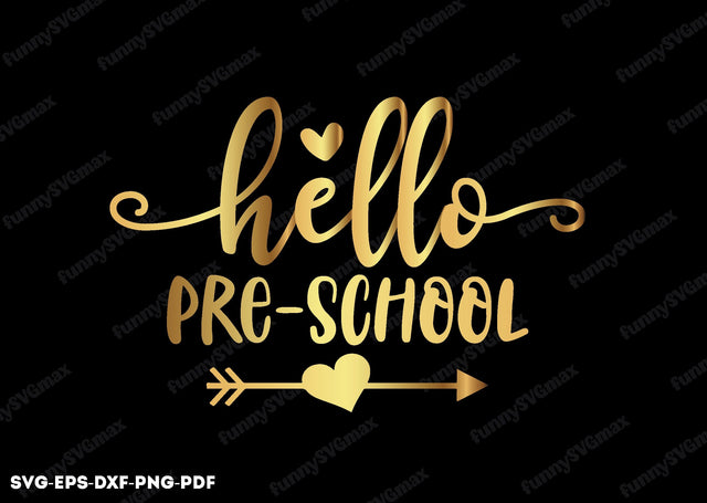 hello pre-school svg SVG designstore 