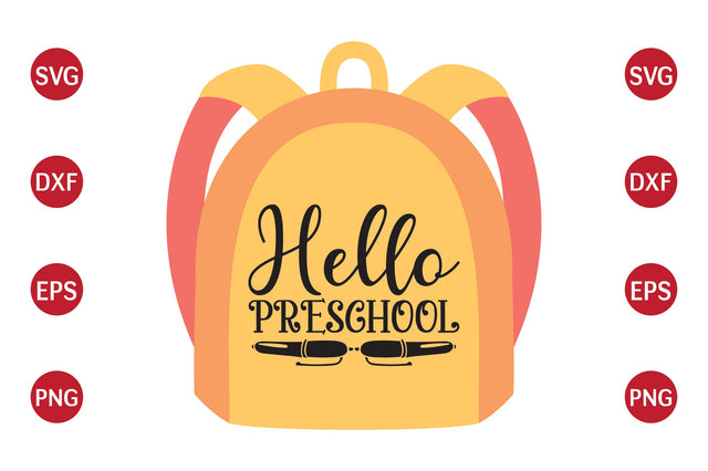 Hello Preschool SVG CraftlabSvg29 