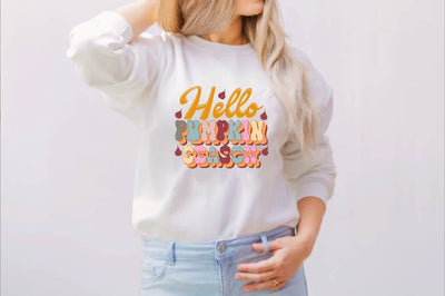 Hello Pumpkin Season Sublimation SVGArt 