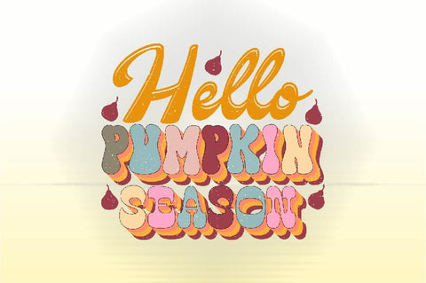 Hello Pumpkin Season Sublimation SVGArt 